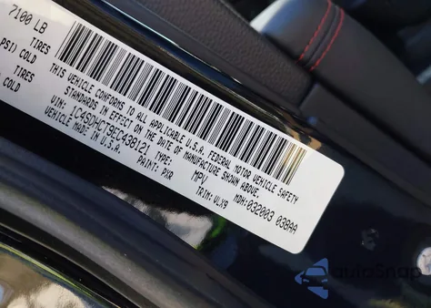 2014 Dodge Durango R/T из США, поврежденный, VIN 1C4SDHCT9EC438121